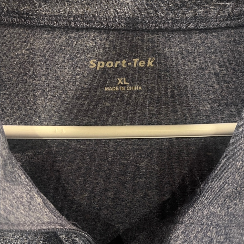 New- mens Sport-Tek Heathered Gray Quarter-Zip Pullover- XL - Picture 3 of 5